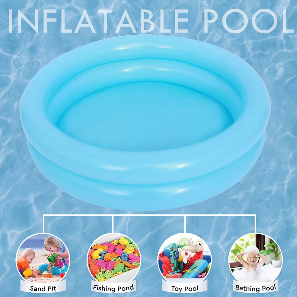 60cm Inflatable Baby Toddlers Swimming Pool Portable Kids Outdoor Paddling Infant Pool Summer Kids Water Swimming Ring Toys
