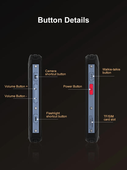 SERVO TANK500 IP68 Waterproof Mini Smart Phone 4G LTE Android 12 RAM 6GB ROM 128GB PTT Network Intercom Small Rugged Smartphones