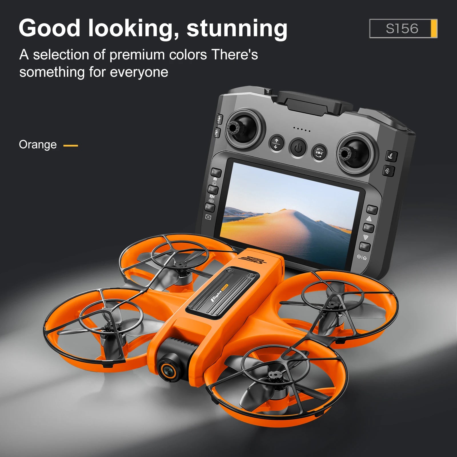 2025 New S156 Drone with Screen Brushless Optical Stream Positioning Quadcopter with Camera FPV Traverser Novice Toy Airplane