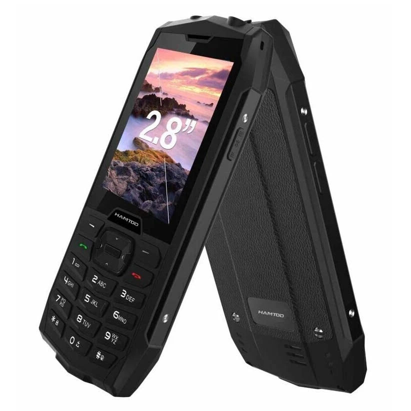 HAMTOD H3 Rugged Phone 2.8 inch HD Screen Quad-core 2000mAh Battery 0.3MP Camera 4G VoLTE