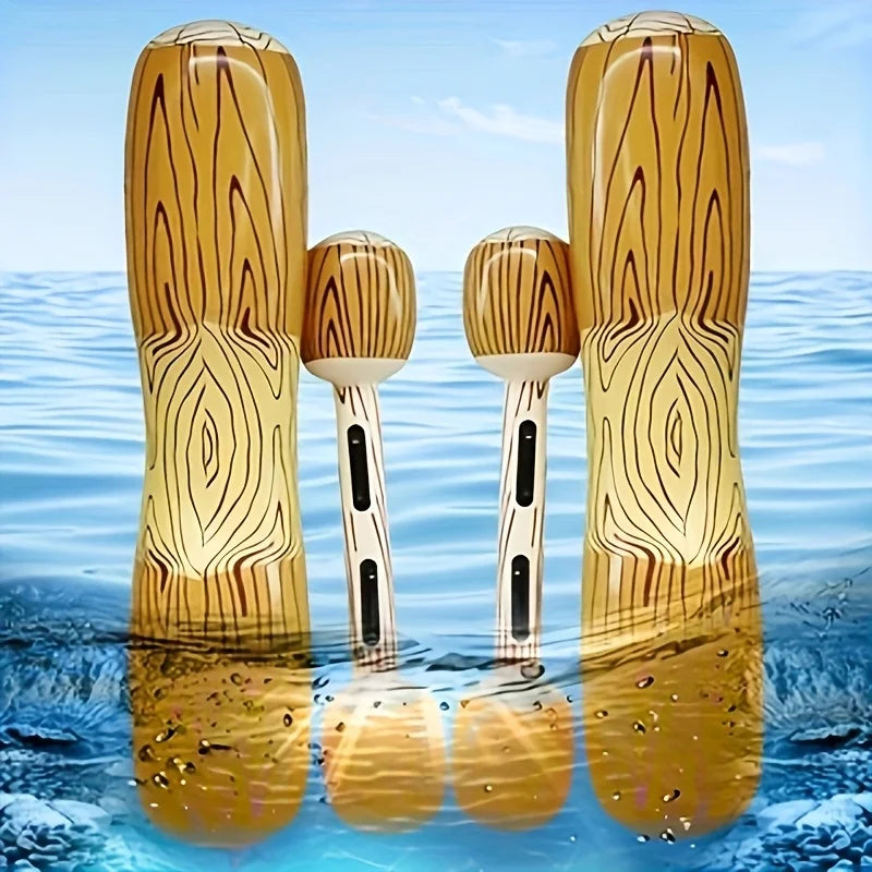 2/4 Summer Inflatable Floating Water Popsicle Set - Perfect for Water Games, Pool Parties, Beach Fun, and Party Supplies