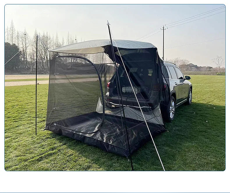 Lohascamping Car box docking tent  Portable Waterproof SUV Tail Tent 3-4 people Dome tent Sunshade Tunnel style tent,Large tent,