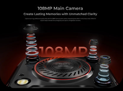 OUKITEL WP56 Rugged phone 16000mAh 45w 36GB+512GB 6.8“FHD 120Hz cell phone MTK7050 32MP+108MP android 15 smartphone