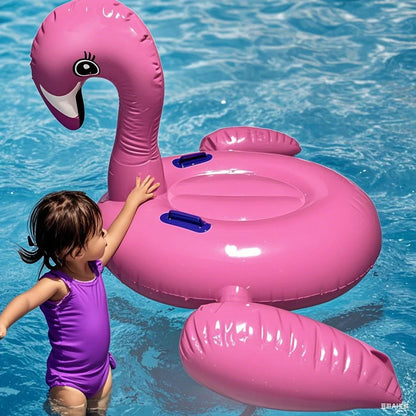 Inflatable Flamingo Pool Float Party Float Summer Beach Swimming Pool Raft Flamingo Ride-on