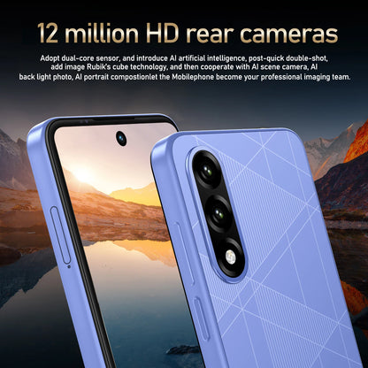 Global Version Smartphone 8GB+256GB 4G Smartphone, 5.3" Cellphone LCD 60Hz Display, 12MP Camera, 4100mAh Battery HD Camera, WiFi