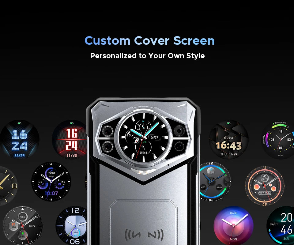 Global Version DOOGEE S200 5G Rugged Phone 12GB +256GB 6.72" Display 100MP AI Main Camera 10100mAh Mobilephone Android 16 NFC