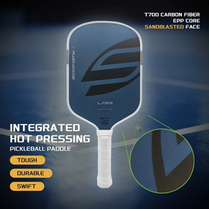 BoomCore Pickleball Paddle 16mm Anti-Skid Surface Design Solid Pattern Honeycomb Core Eco-Friendly Portable Nylon Carry Training