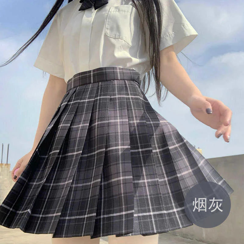 Pleated Skirt Autumn Winter Mini Skirts Womens 2024 Summer Plaid Skirt Tennis Skirt White Sexy Black Skirt Goth School Y2k Jupe