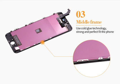 For iPhone 5 5C 5S SE 6 6S 7 8 Plus LCD Display Touch Screen Replacement For iphone 7G 7P 8G 8 Plus LCD Screen Tempered Glass