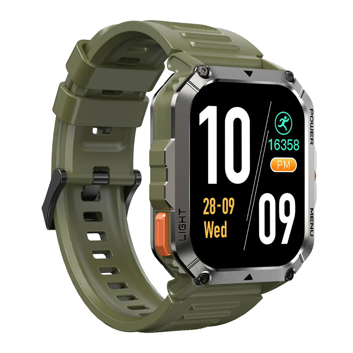 Blackview W70 Pro Sports Fitness Smart Watch 2.01 Screen Bluetooth Talking Watch LED Flashlight Outdoor Smart Watch With Compass