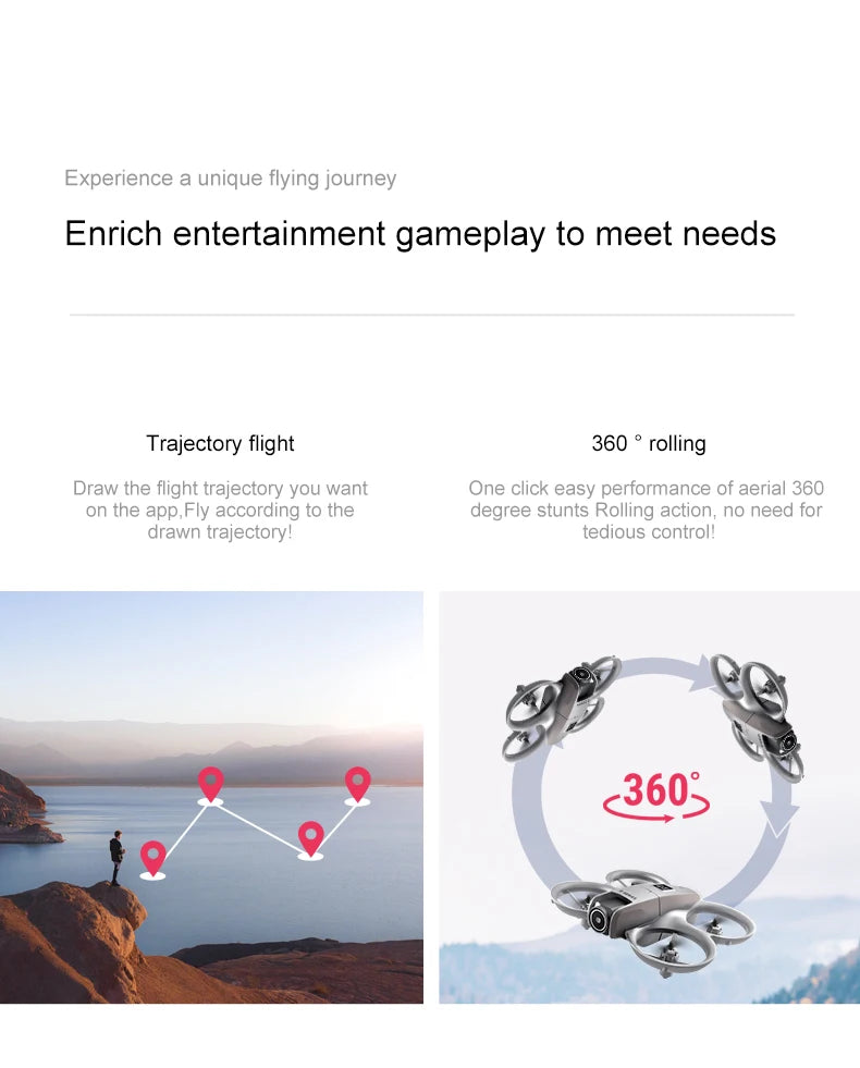 D16 RC Drone 8K Aerial HD Profesional Dual-camera FPV Helicopter Optical Flow GPS Positioning Avoidance Bushless Motor Drone UAV