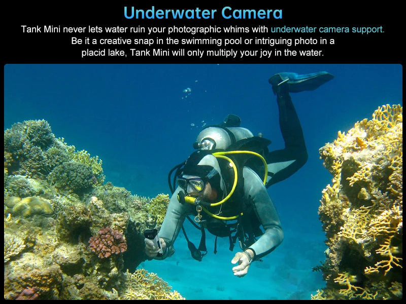 Unihertz 8849 Tank Mini Rugged Smartphone 4.3 Inch Small Cell Phone 24GB+256GB Android 13 5800mAh 100MP Cameras IP68/IP69K Phone