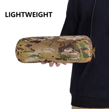 Outdoor Single Camping Tent Ultra light Hiking Tent, Double-layer Marching Camouflage Rainproof Tent trekking Shelter Tent