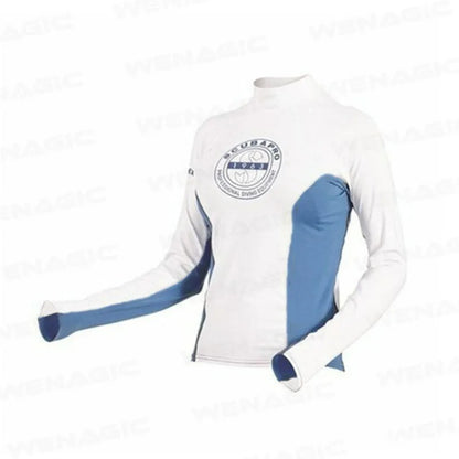 Women Wetsuits 2026 New Soft Slim-Fit UV Protection Skateboard Swimsuit Split Long Sleeve T Shirts Quick-Drying Rash Guard