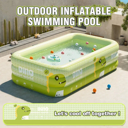 Big Inflatable Pools Removable Framed Large Pools Indoor and Outdoor Family Swimming Pool Folding Play Pool Water Sports Toy