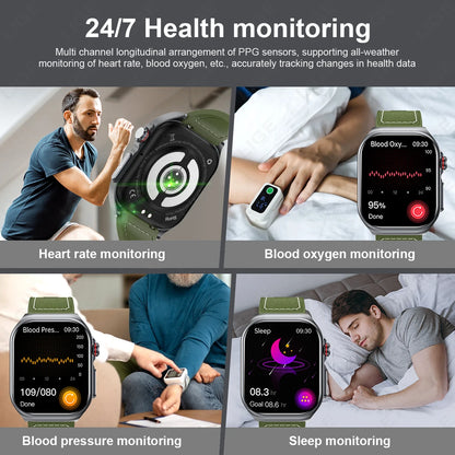 LIGE AMOLED Smart Watch ET585 Men ECG Blood Compositoin Health Monitoring Bluetooth Call Women Sports Fitness Tracker Smartwatch