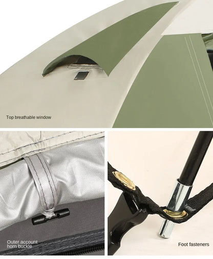 Outdoor Camping, Double Deck, Rainstorm Proof, Wind Proof, Thickened Climbing, Super Light, Hand In Hand, Camping Tent