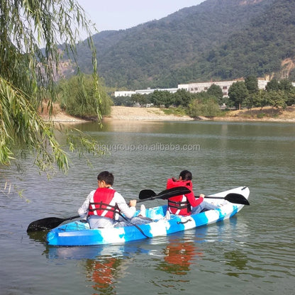 Top Quality LLDPE Material Water Sports 2 Person Drop Stitch Pedal Fishing Kayak