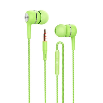 Universal 3.5mm Wired Earphones In Ear Headset HIFI Heavy Bass Earbuds Sports Headset 3D Stereo Music Headphone With Microphone