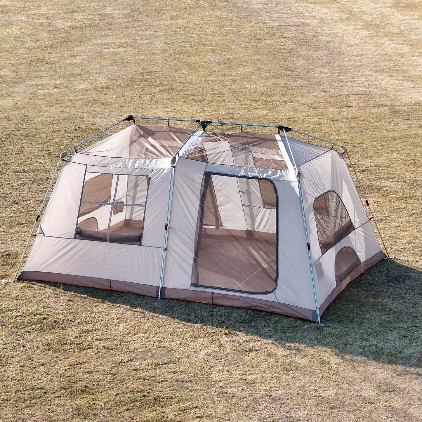 Outdoor Camping Two Bedroom Family Tent, Camping Outdoor Waterproof Large Automatic Tent, Big Tent Outdoor Camping/