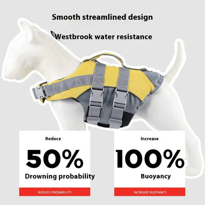 Dog Life Jacket Summer Safety Clothes Dog Life Vest Swimming Clothes Swimwear Pet Coat Jacket