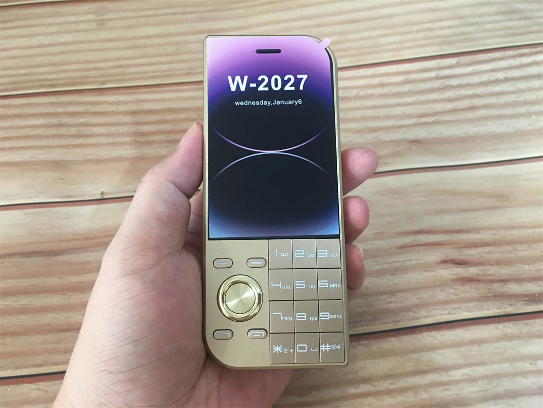 2025 New Push Button Mobile Phone 2.8' Three SIM 3SIM Bluetooth Flashlight MP3 Wireless FM Camera Vibration BigHorn CellPhone