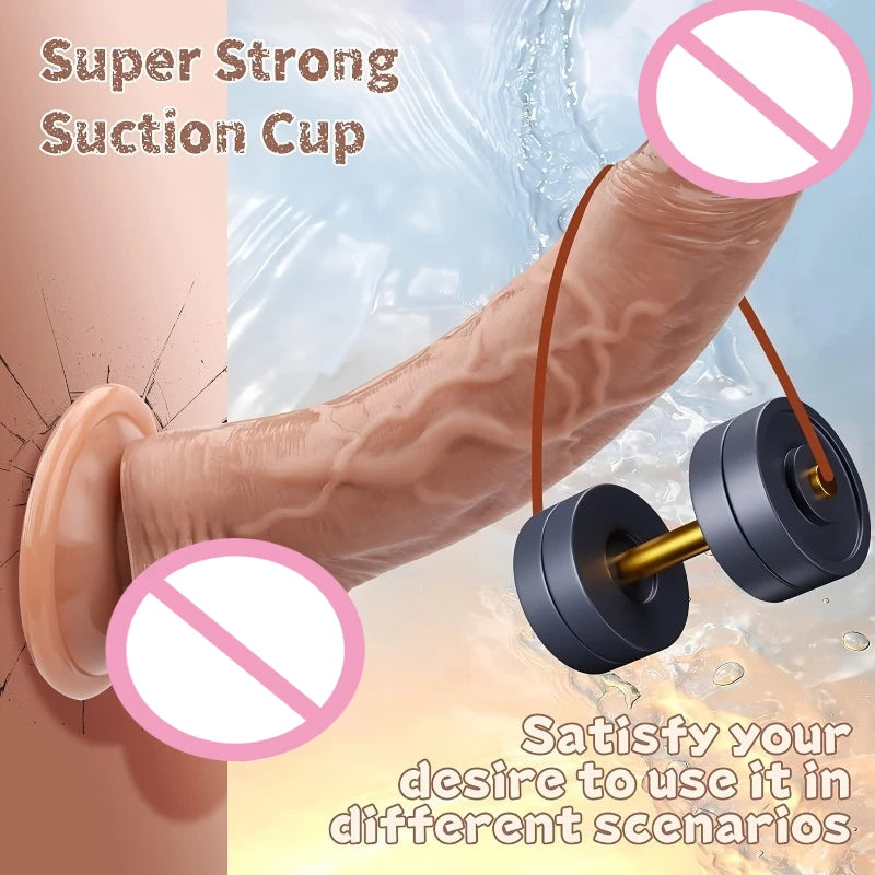 A Dildo Suitable for Beginners Butt Plug Realistic Adult Sex Toys with Strong Suction Cups, Anal Dildos  for Women and Couples