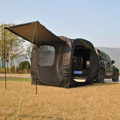 Car Tent trailer Tent, Car Tailgate Tent,Pop Up Car Rear Tent, SUV Tents Car Tents for Campers Multipurpose Truck Tent