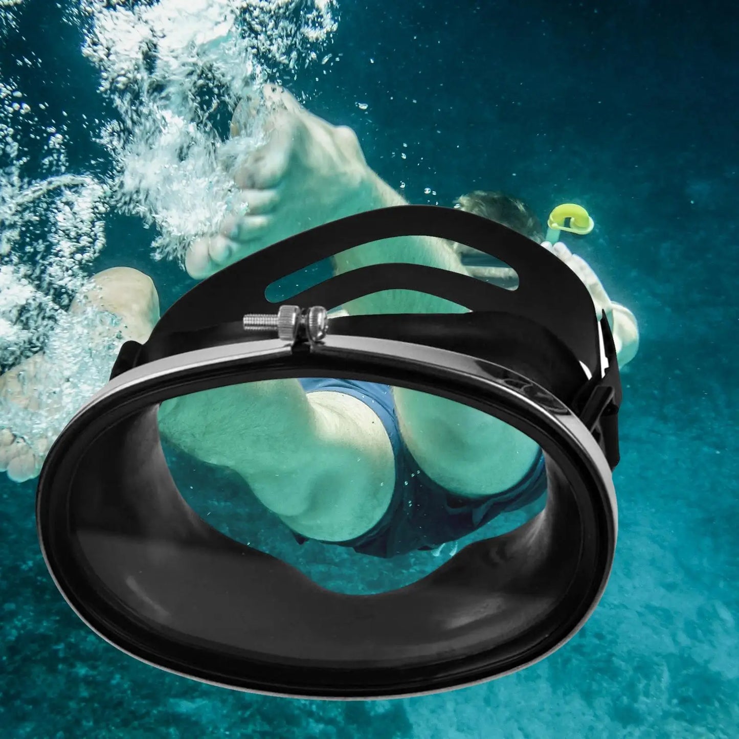 Snorkel Diving Mask Anti-Fog Tempered Glass Snorkeling Glasses Eyewear Underwater Scuba Swimming Glasses Goggles