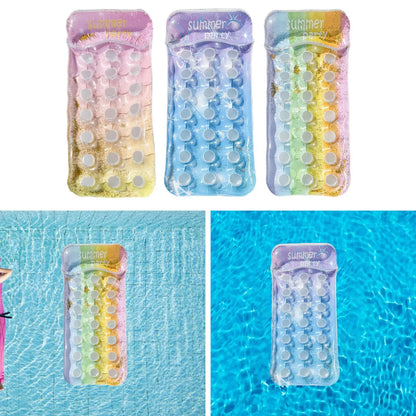 Inflatable Pool Float Raft Water Park Summer Floating Row Party Portable Adults Lounge Bed Water Hammock Mattresses Bed