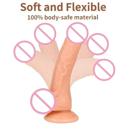 Wear Strap on Realistic Dildo for woman lesbian Sexual games Sex Toys Product Adult  Penis Exerciser Female Vagina Massage Gode