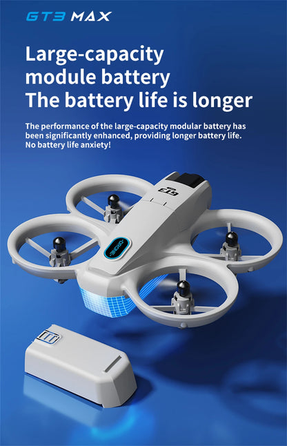 New Drones GT3 GPS 8K Professional HD 360° Dual Cameras 5G WIFI Brushless Motors Obstacle Avoidance FPV Foldable Quadcopter Toys