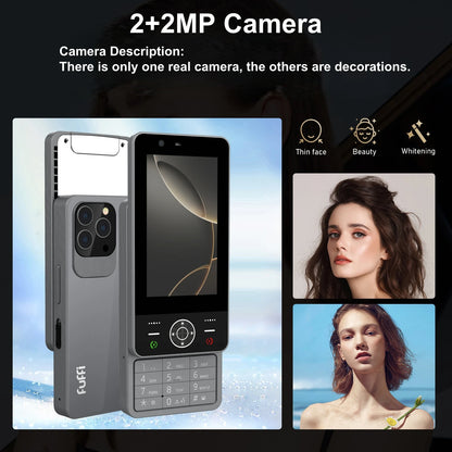 Function phone,smart phone,slider phone,button phone,2+16GB,4.0inch screen,button touch screen two-in-one,1900mAh portable phone