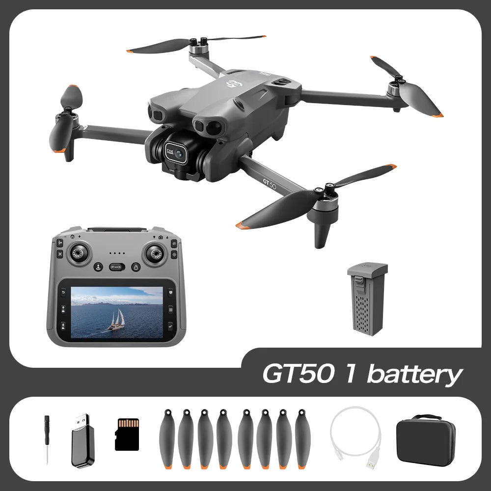 Professional Drone with 4K Dual Camera, Video Drone, Quadcopter, 360, Intelligent Obstacle Avoidance, Gift, New, 2022