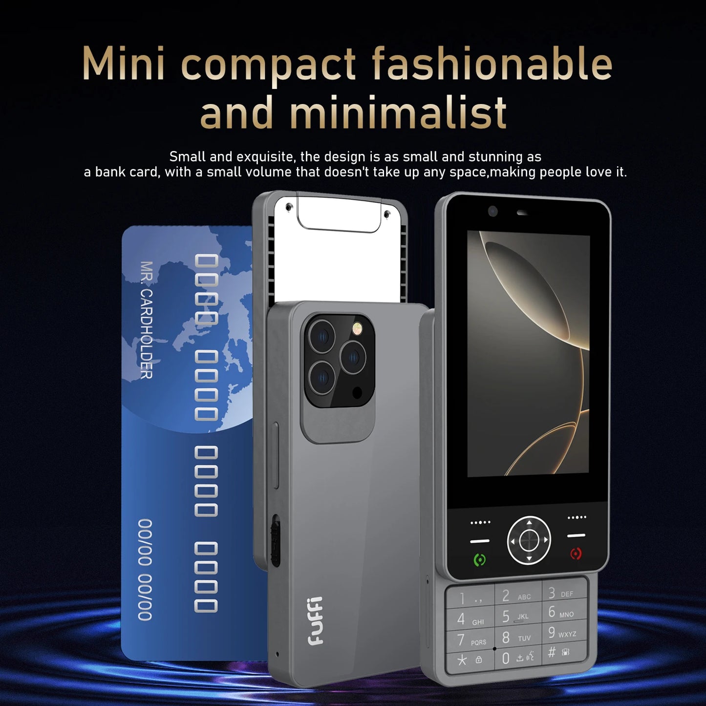 Function phone,smart phone,slider phone,button phone,2+16GB,4.0inch screen,button touch screen two-in-one,1900mAh portable phone