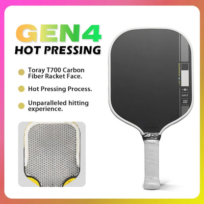 Persesus Pro IV Pickleball Paddle Ben Johns GEN 4 TFP Foam Core T700 Carbon Fiber Pickleball Rackets Increases Spin & Power