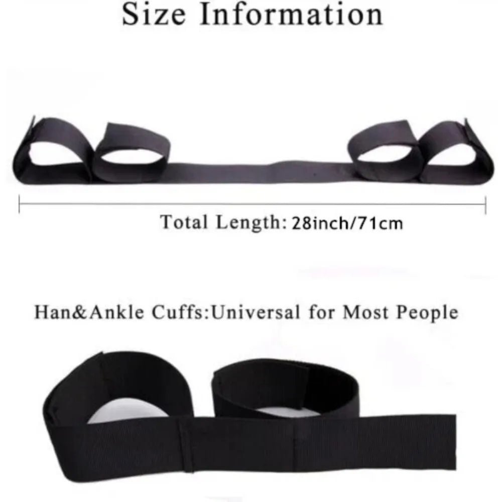 Sex Toys For Woman Couples Handcuffs Set BDSM Bondage Gear Bed Restraints Rope Strap Adult Game Goods Wrists & Ankle Cuffs