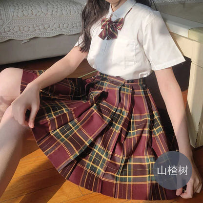Pleated Skirt Autumn Winter Mini Skirts Womens 2024 Summer Plaid Skirt Tennis Skirt White Sexy Black Skirt Goth School Y2k Jupe