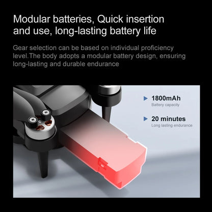 New F198 Drone Professional Dual Camera With 1080P WIFI FPV HD Aerial Photography Wide Angle Brushless RC Foldable Quadcopter