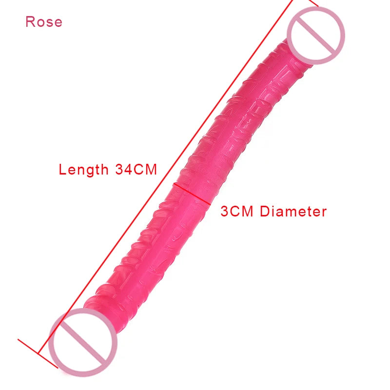 Sexy Toys Both Ends Dildo For Women Vaginal Plugs Prostate Massager Masturbators Adult Supplies Anal Dilator Exotic Accessories