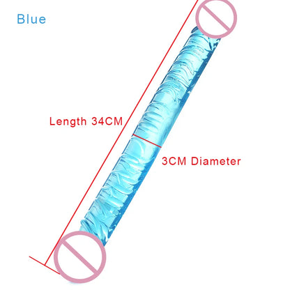 Sexy Toys Both Ends Dildo For Women Vaginal Plugs Prostate Massager Masturbators Adult Supplies Anal Dilator Exotic Accessories