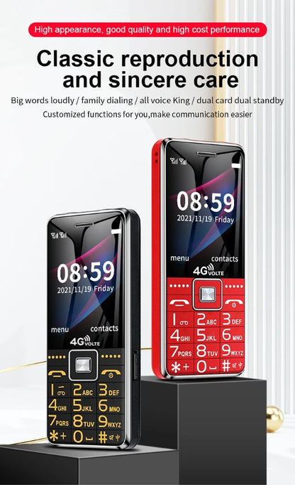 Low Price Elderly Mobile Phone Big Push Button Fast Call Dual Sim Cards Loud Sound Cellphone SOS Two Torch Cheap Large Battery