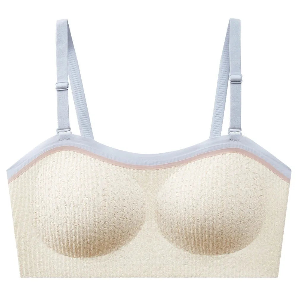 Lingerie Adjustable Wireless Bra Elastic Traceless Close-fitting Brassiere for Women Anti-sagging Shockproof Seamless Bras