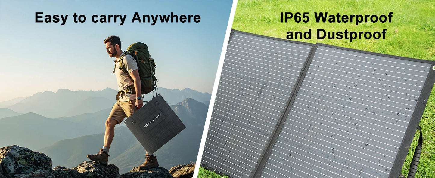 SOLARPLAY 3600W Portable Power Station 3840WH Outdoor Generator With Folable Solar Panels For Home Emergency Outdoor Camping