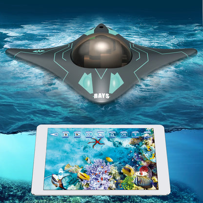 RAYS Underwater Camera Rc Boat Mini Wifi Remote Control Six Channel Real Time Transmission Photo Video Underwater Exploration