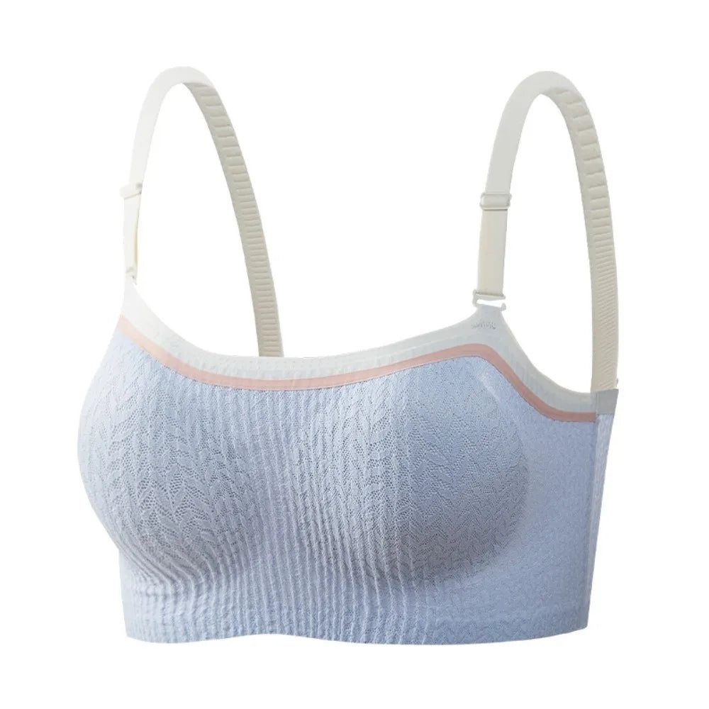 Lingerie Adjustable Wireless Bra Close-fitting Elastic Traceless Brassiere for Women Anti-sagging Gathered Breasts Seamless Bras