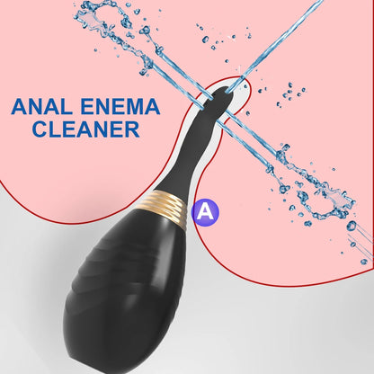 Sex Adult Products Cleaning Container Masturbator Anal Shower Vagina Cleaner Douche Anal Cleaner for Men Women Enema Bulb Device