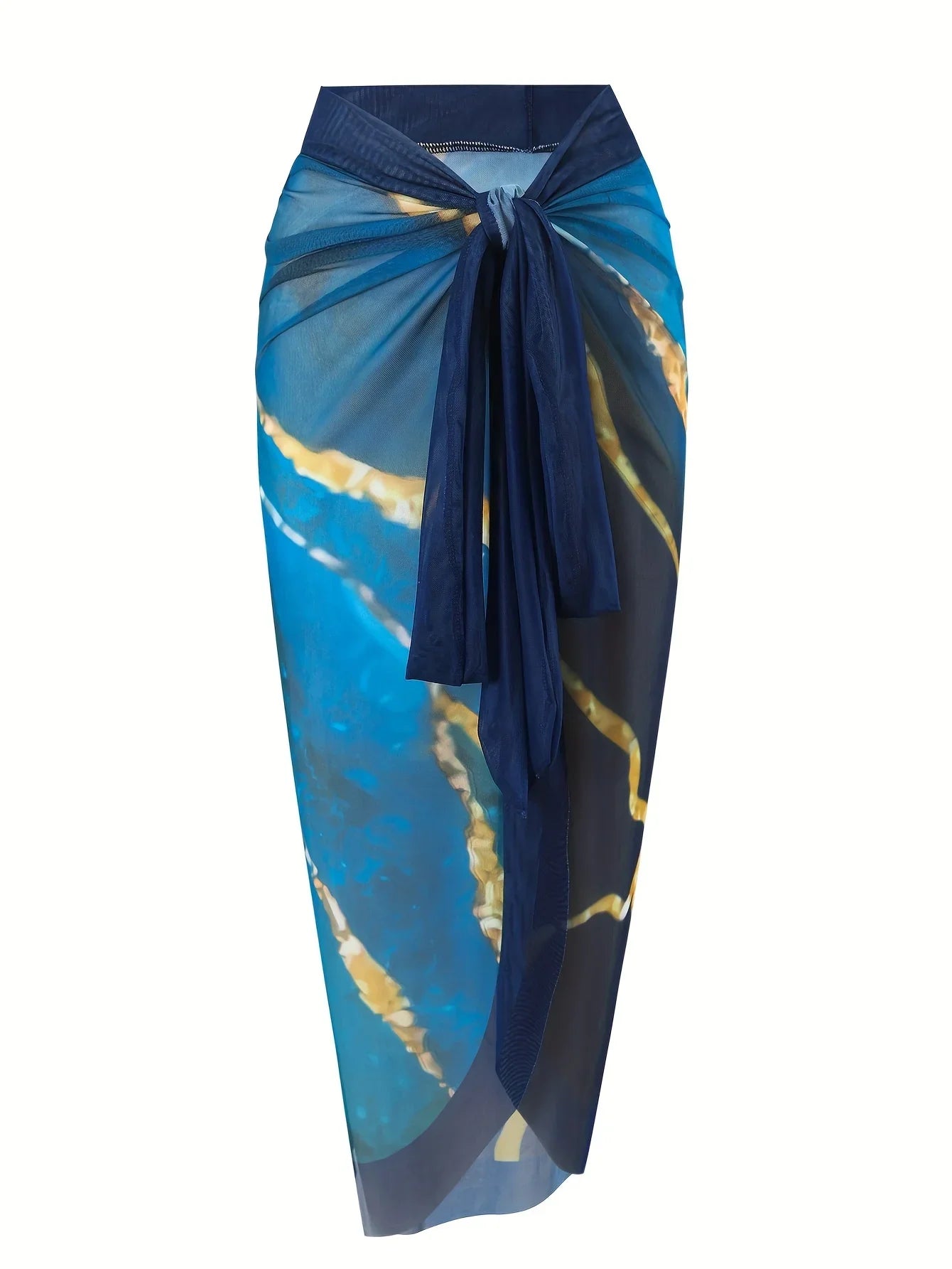 2 Piece Swimsuits, V Neck High Stretch One-piece Bathing-suit & Cover Up Sarong Skirt, Women's Swimwear & Clothing