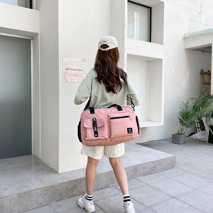 Large Crossbody Duffle Fashion Women's Travel Bag - Casual Sport Shoulder Handbag for Men Quality Luggage Bag