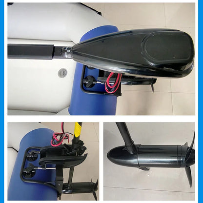 New 1.75~3.6m Inflatable Fishing Boat PVC 0.7mm Thickened Kayak Canoe Boat Sea Drifting Boat Rubber  2~6 People Drifting Boats